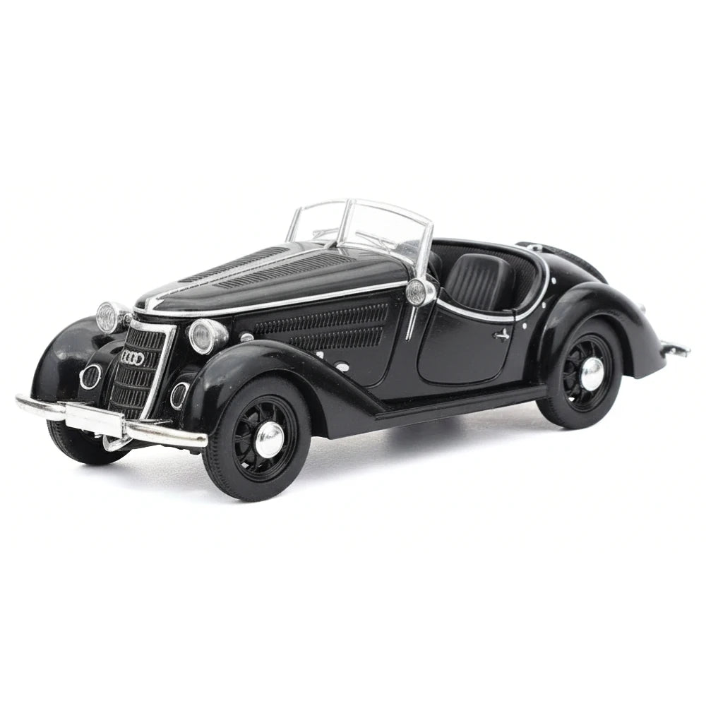 [TOY] 1:32 Audi 1936 Wanderer W25K Roadster Black Model Car Die-Cast