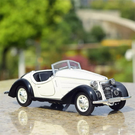 [TOY] 1:32 Audi 1936 Wanderer W25K Roadster White Model Car Die-Cast