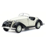 [TOY] 1:32 Audi 1936 Wanderer W25K Roadster vit modellbil Die-Cast