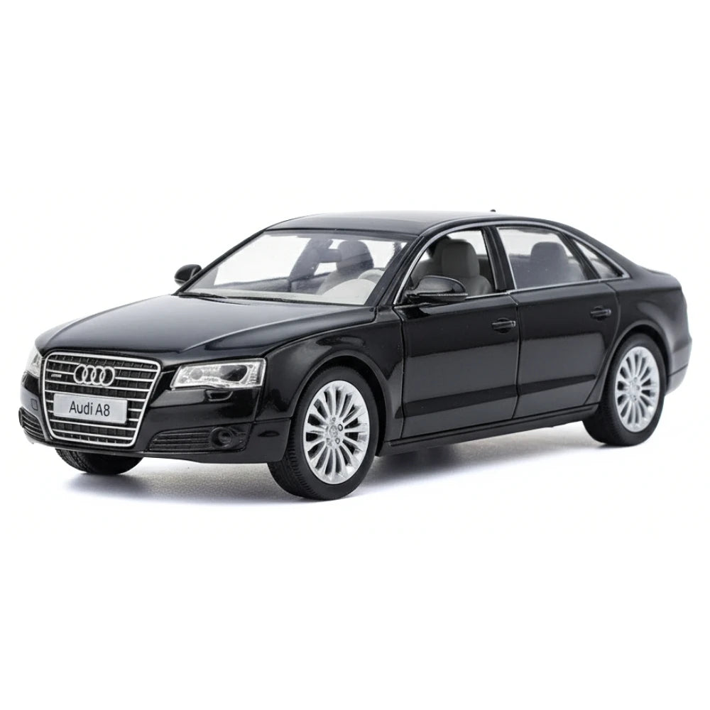 [TOY] 1:32 Audi 2009 A8 nero modellino di auto Die-Cast