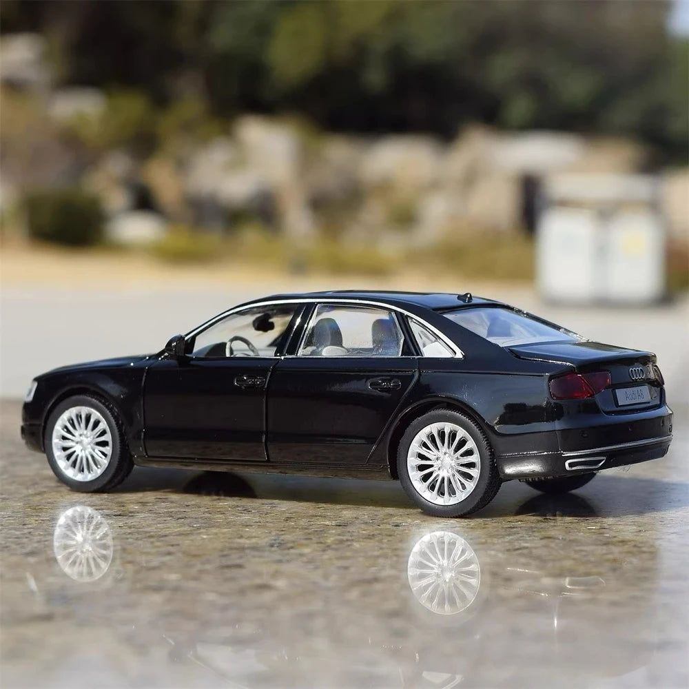 [TOY] 1:32 Audi 2009 A8 nero modellino di auto Die-Cast