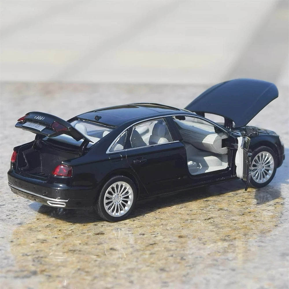 [TOY] 1:32 Audi 2009 A8 nero modellino di auto Die-Cast