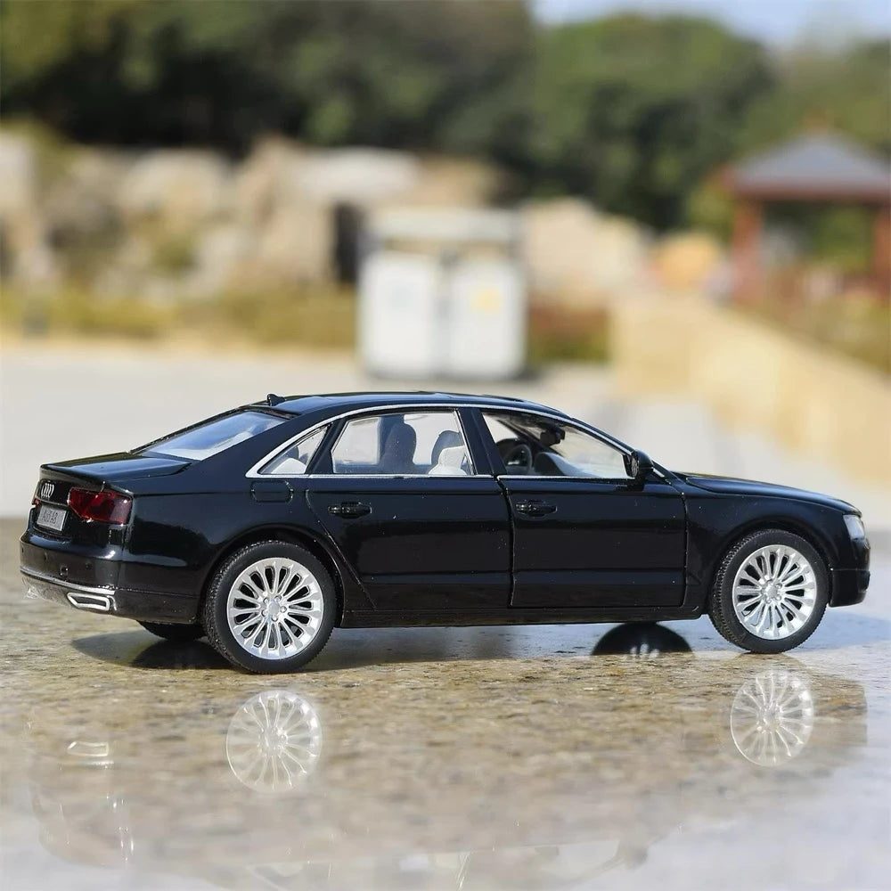 [TOY] 1:32 Audi 2009 A8 nero modellino di auto Die-Cast