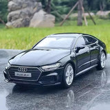 [TOY] 1:32 Audi 2018 A7 svart modellbil Die-Cast