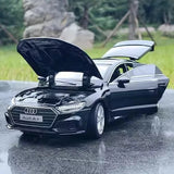[TOY] 1:32 Audi 2018 A7 svart modellbil Die-Cast