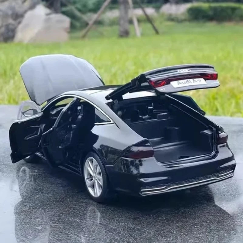 [TOY] 1:32 Audi 2018 A7 Black Model Car Die-Cast