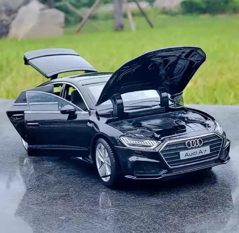 [TOY] 1:32 Audi 2018 A7 Black Model Car Die-Cast