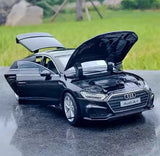 [TOY] 1:32 Audi 2018 A7 svart modellbil Die-Cast