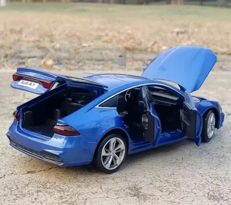 Audi 2018 A7 Blue 1:32 – Diecast Display Model Die-Cast