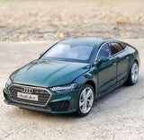 [TOY] 1:32 Audi 2018 A7 Green Model Car Die-Cast