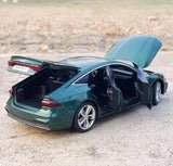 [TOY] 1:32 Audi 2018 A7 Green Model Car Die-Cast