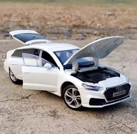 [TOY] 1:32 Audi 2018 A7 White Model Car Die-Cast