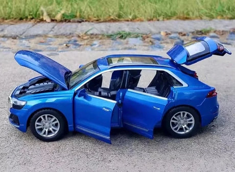 [TOY] 1:32 Audi 2018 Q8 Blue Model Car Die-Cast