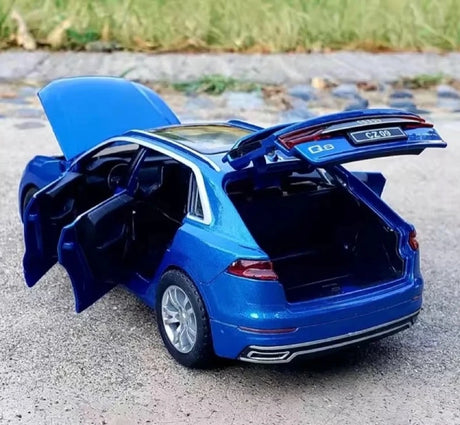 [TOY] 1:32 Audi 2018 Q8 Blue Model Car Die-Cast