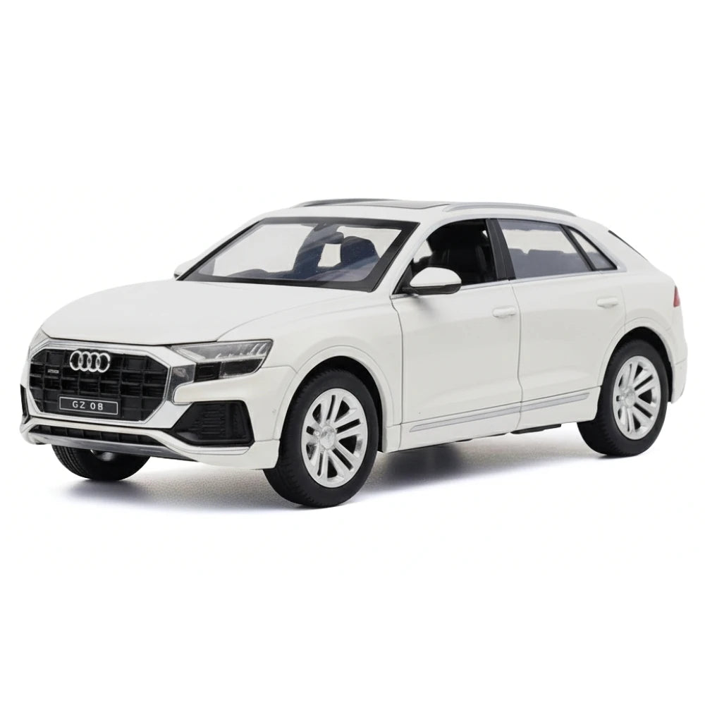 [TOY] 1:32 Audi 2018 Q8 vit modellbil Die-Cast