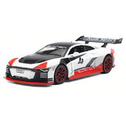Audi 2018 E-Tron Vision GT branco 1:32 – modelo à escala em metal fundido para exposição