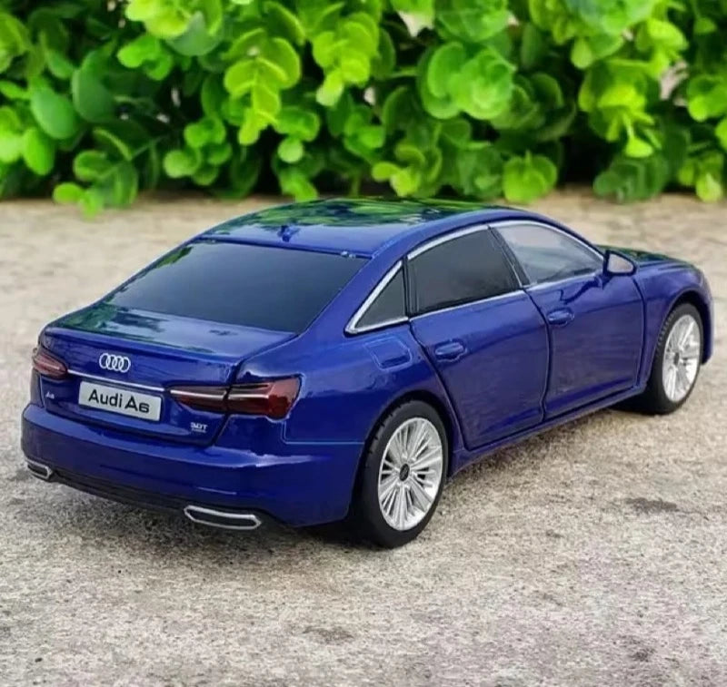 [TOY] 1:32 Audi 2019 A6 Blue Model Car Die-Cast