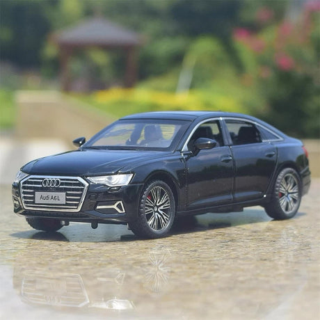 [TOY] 1:32 Audi 2019 A6L Black Model Car Die-Cast