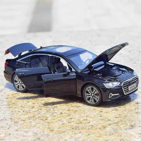 [TOY] 1:32 Audi 2019 A6L Black Model Car Die-Cast