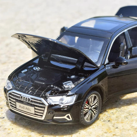 [TOY] 1:32 Audi 2019 A6L Black Model Car Die-Cast