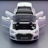 [TOY] 1:32 Audi 2019 A6L vit modellbil Die-Cast