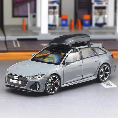 [TOY] 1:32 Audi 2019 RS6 Gray Model Car Die-Cast