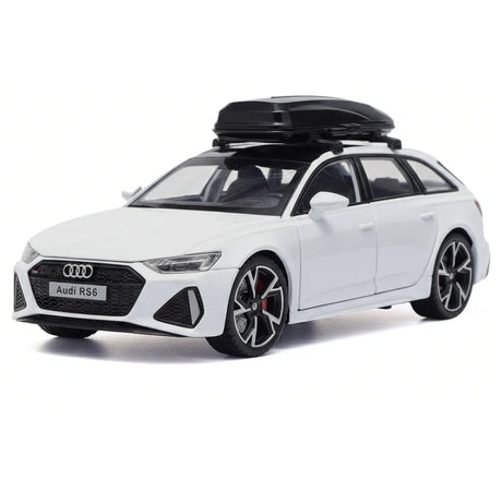 [TOY] 1:32 Audi 2019 RS6 White Model Car Die-Cast