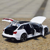 [TOY] 1:32 Audi 2019 RS6 White Model Car Die-Cast