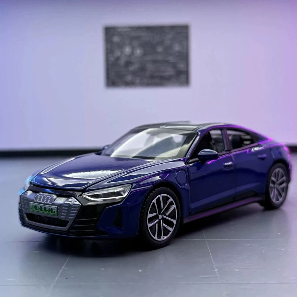 [TOY] 1:32 Audi 2021 E-Tron GT blå modellbil Die-Cast