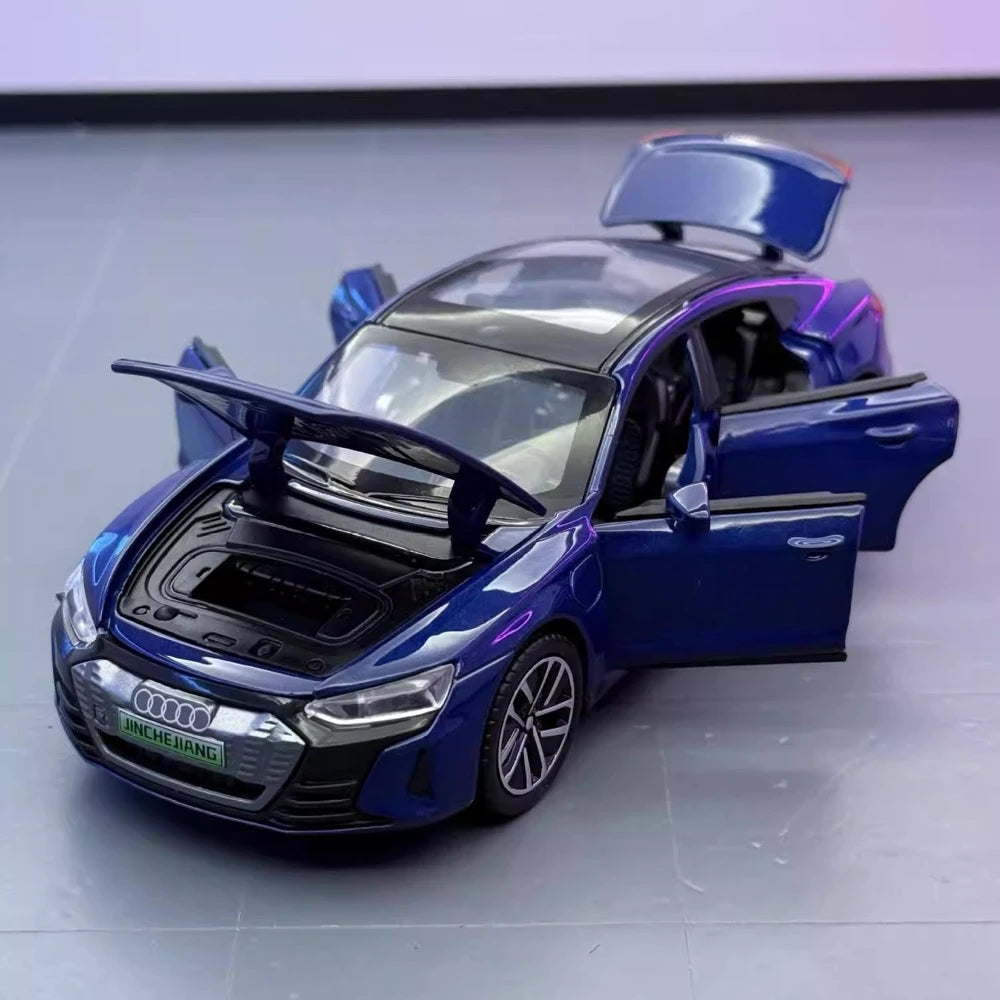 [TOY] 1:32 Audi 2021 E-Tron GT blå modellbil Die-Cast