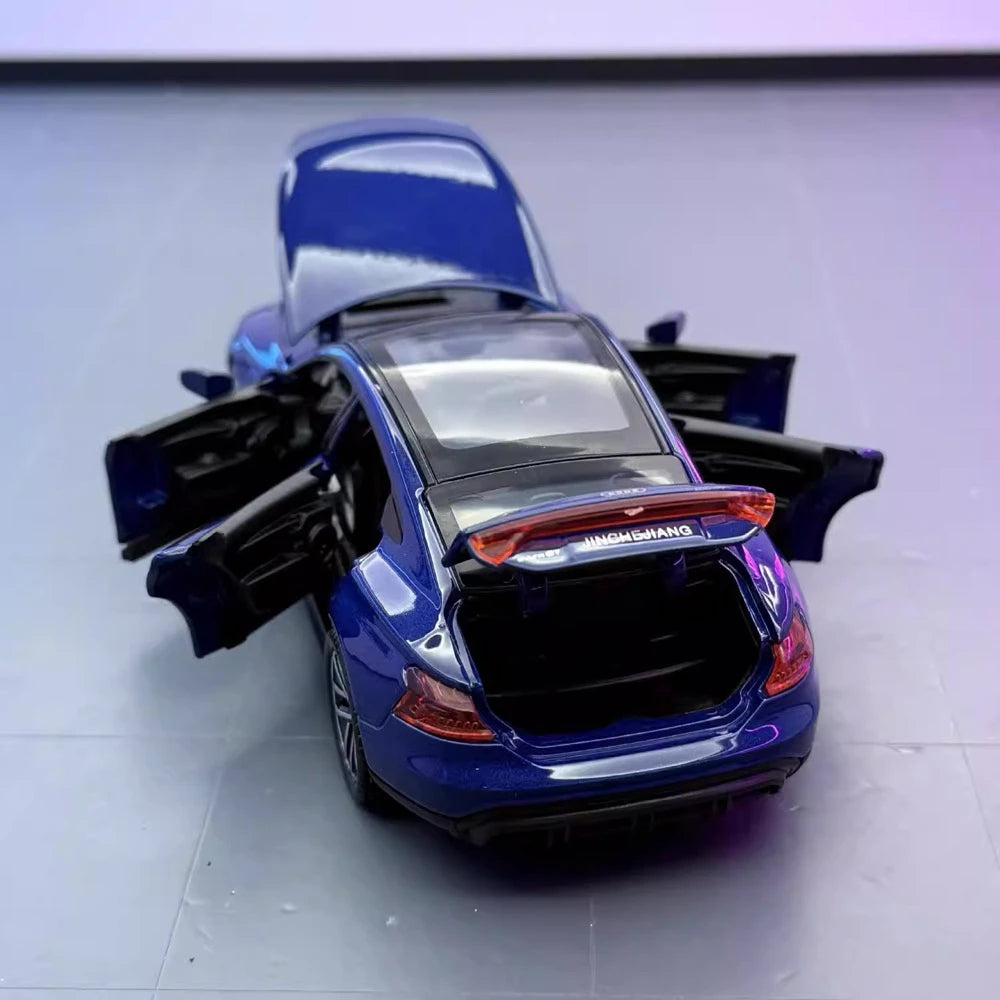 [TOY] 1:32 Audi 2021 E-Tron GT blå modellbil Die-Cast