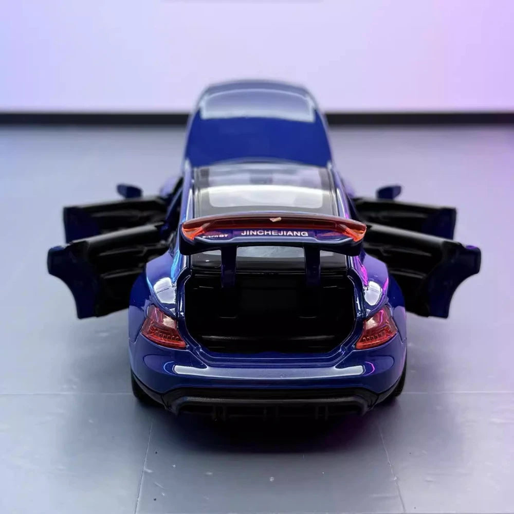 [TOY] 1:32 Audi 2021 E-Tron GT blå modellbil Die-Cast