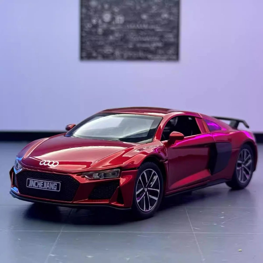 [TOY] 1:32 Audi 2023 R8 V10 Plus Red Model Car Die-Cast