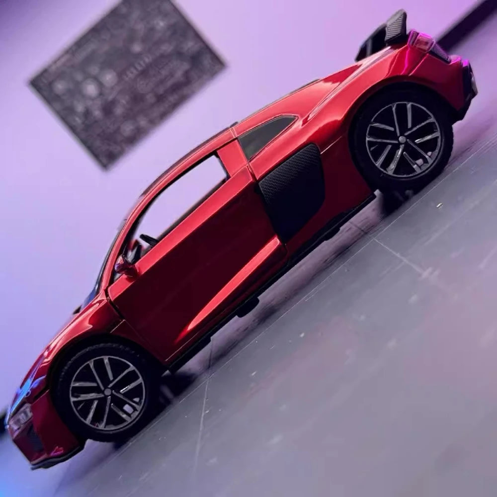 [TOY] 1:32 Audi 2023 R8 V10 Plus Red Model Car Die-Cast