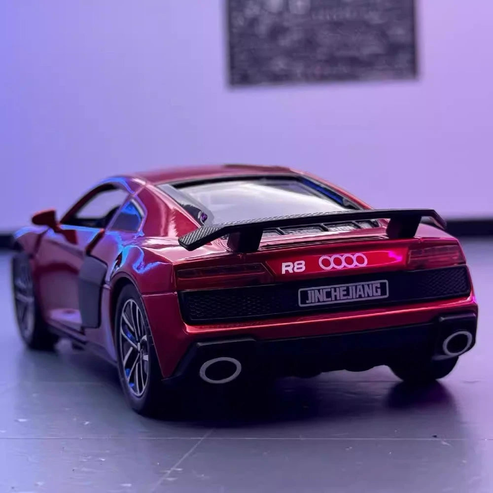 [TOY] 1:32 Audi 2023 R8 V10 Plus Red Model Car Die-Cast