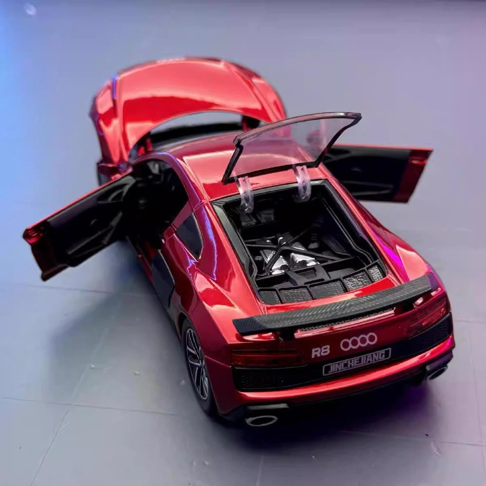 [TOY] 1:32 Audi 2023 R8 V10 Plus Red Model Car Die-Cast