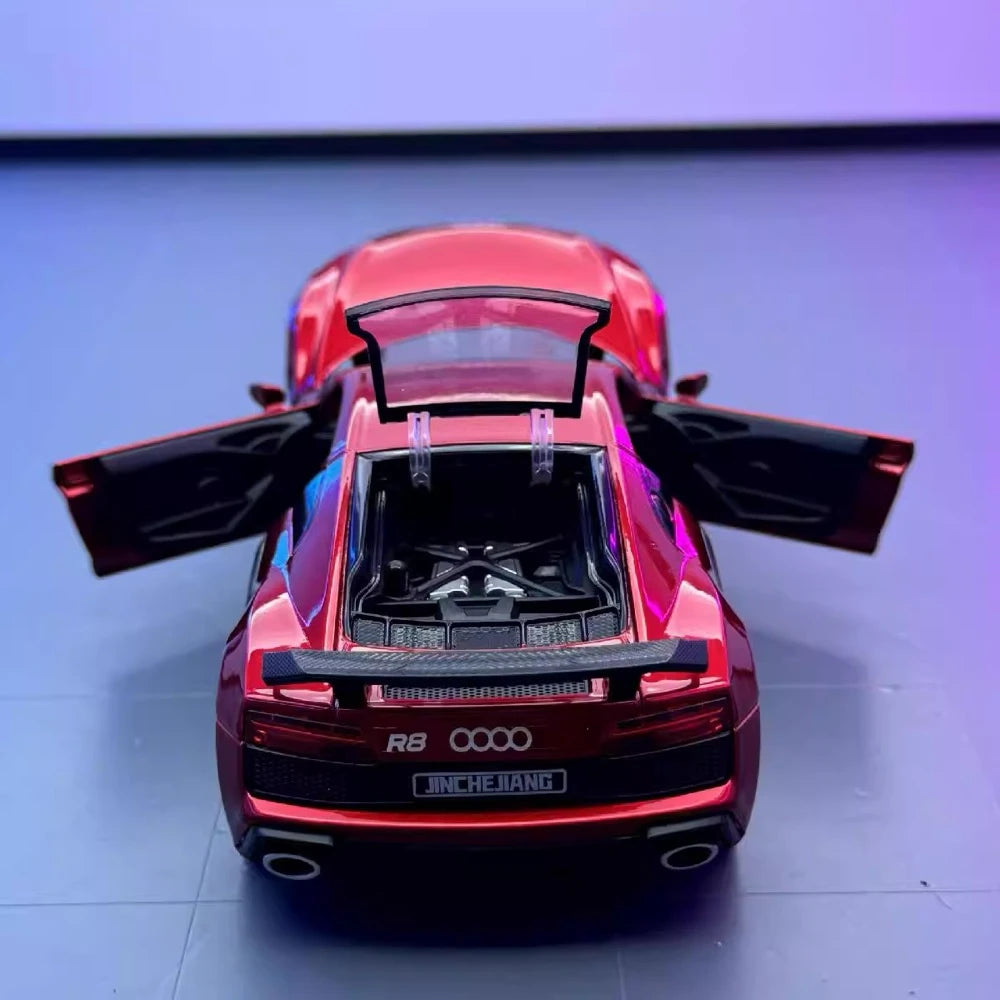 [TOY] 1:32 Audi 2023 R8 V10 Plus Red Model Car Die-Cast