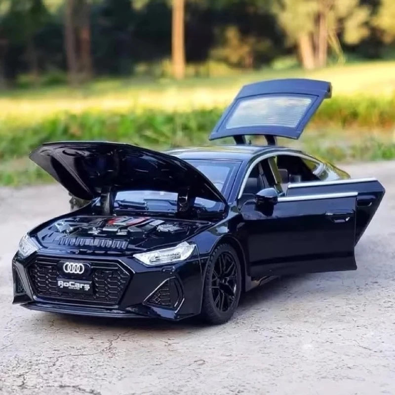 [TOY] 1:32 Audi 2024 RS7 Black Model Car Die-Cast