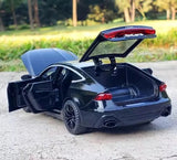 [TOY] 1:32 Audi 2024 RS7 Black Model Car Die-Cast