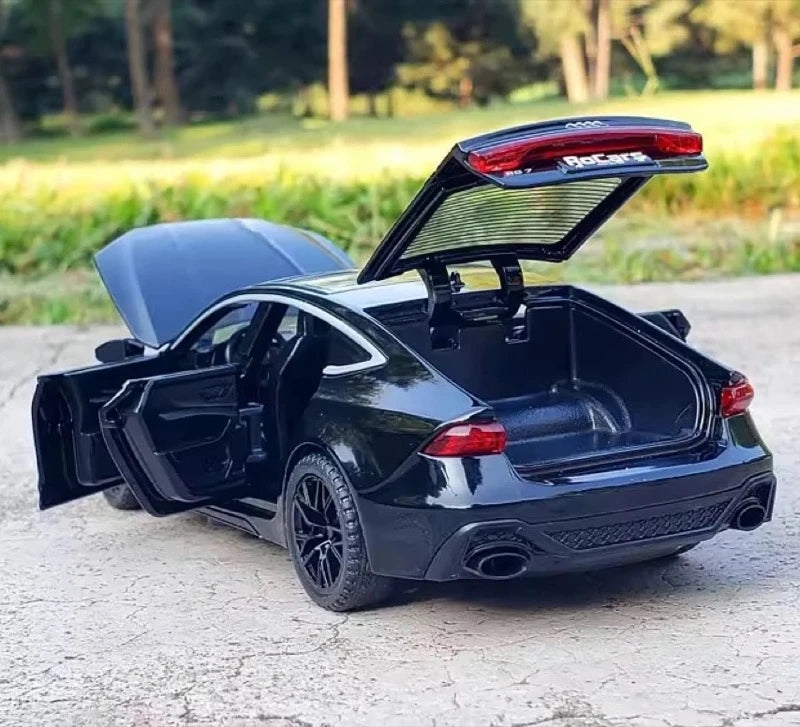[TOY] 1:32 Audi 2024 RS7 Black Model Car Die-Cast
