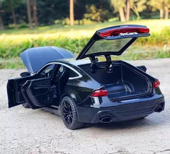 [TOY] 1:32 Audi 2024 RS7 Black Model Car Die-Cast