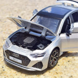 Audi 2024 RS7 فضي 1:32 – نموذج عرض معدني مصبوب