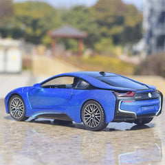 [TOY] 1:32 BMW 2013 I12 i8 Blue Model Car Die-Cast