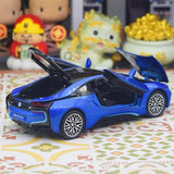 [TOY] 1:32 BMW 2013 I12 i8 Blue Model Car Die-Cast