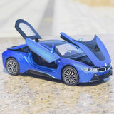 [TOY] 1:32 BMW 2013 I12 i8 Blue Model Car Die-Cast