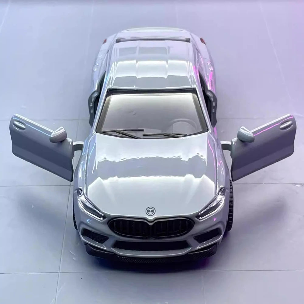 [TOY] 1:32 BMW 2017 G15 M8 Gray Model Car Die-Cast