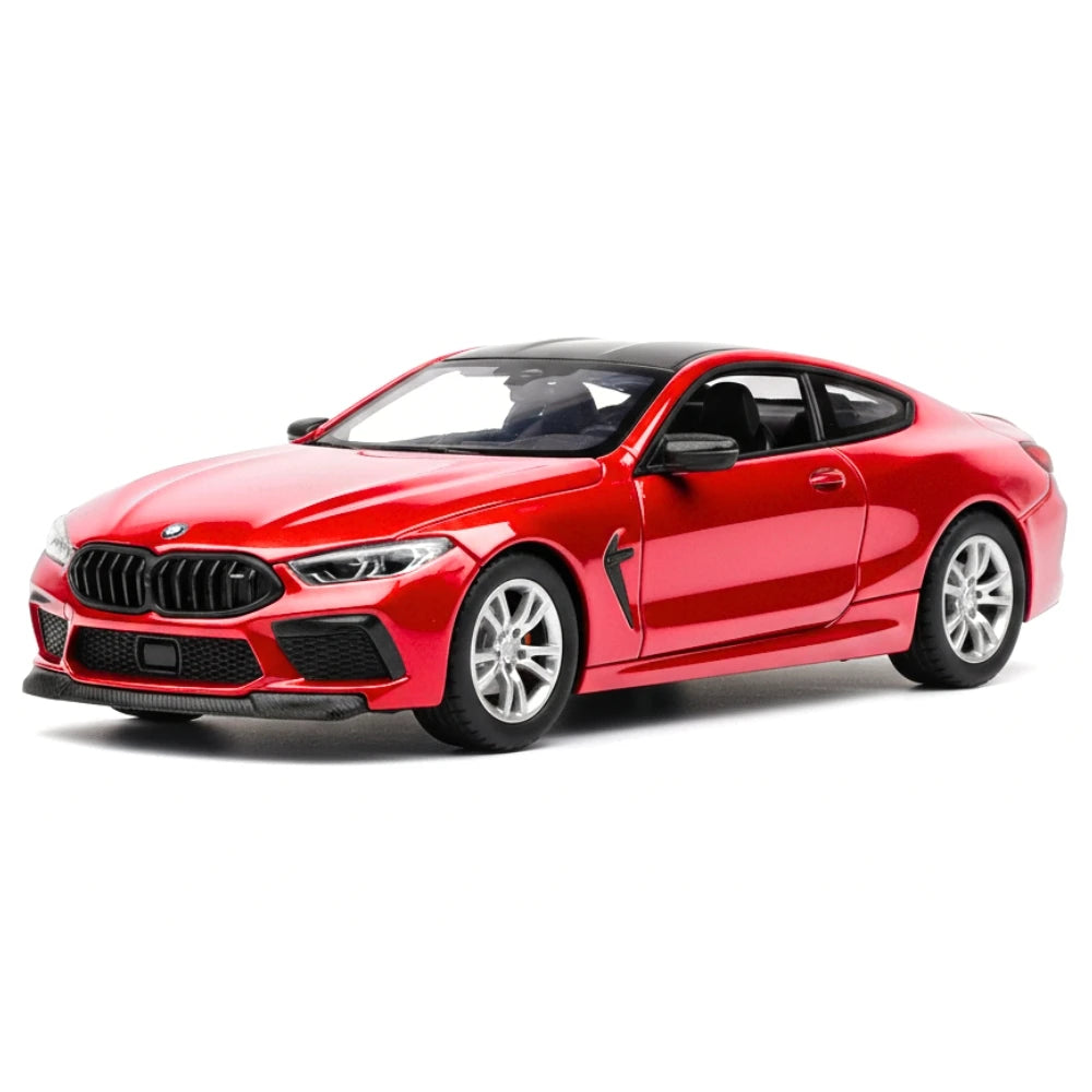 [TOY] 1:32 BMW 2017 G15 M8 Red Model Car Die-Cast
