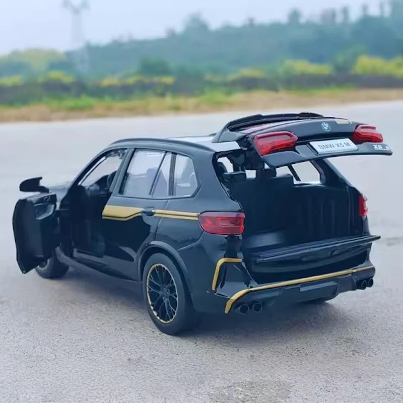[TOY] 1:32 BMW 2019 F95 X5 M Black Model Car Die-Cast
