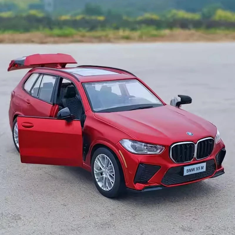 [TOY] 1:32 BMW 2019 F95 X5 M Red Model Car Die-Cast