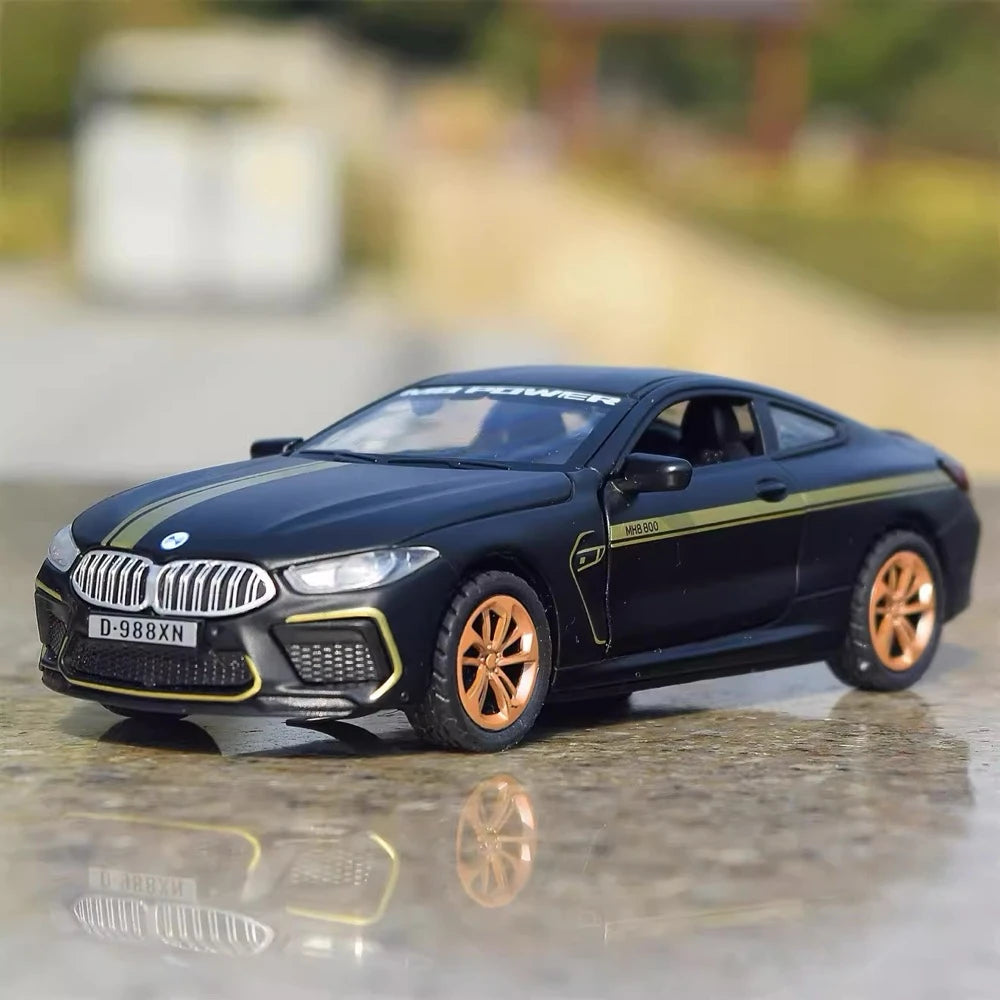 [TOY] 1:32 BMW 2019 F9X MANHART MH8 800 noir voiture miniature Die-Cast